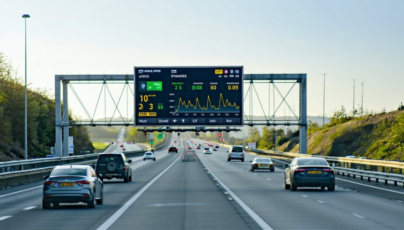 Real-time toll tracking dashboard